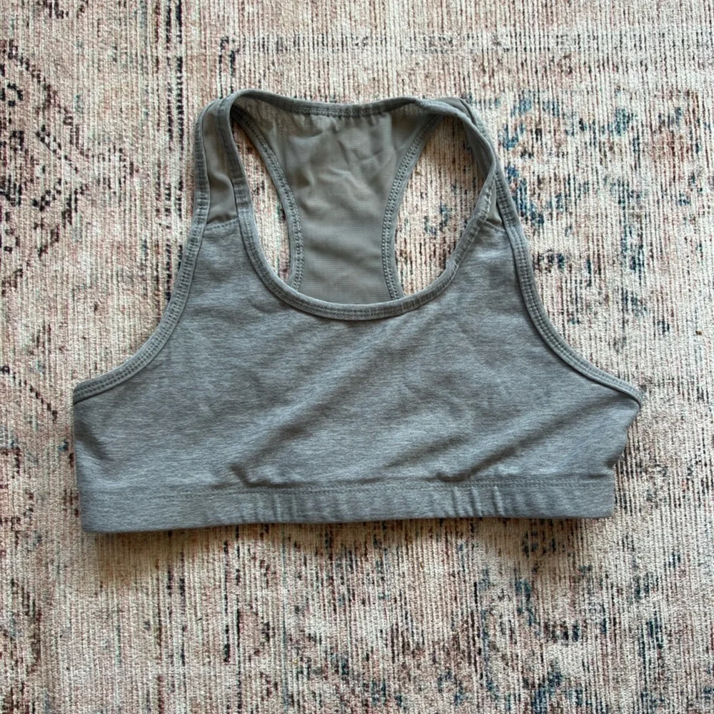 Old Navy Kids Heather Gray sports bra size large
